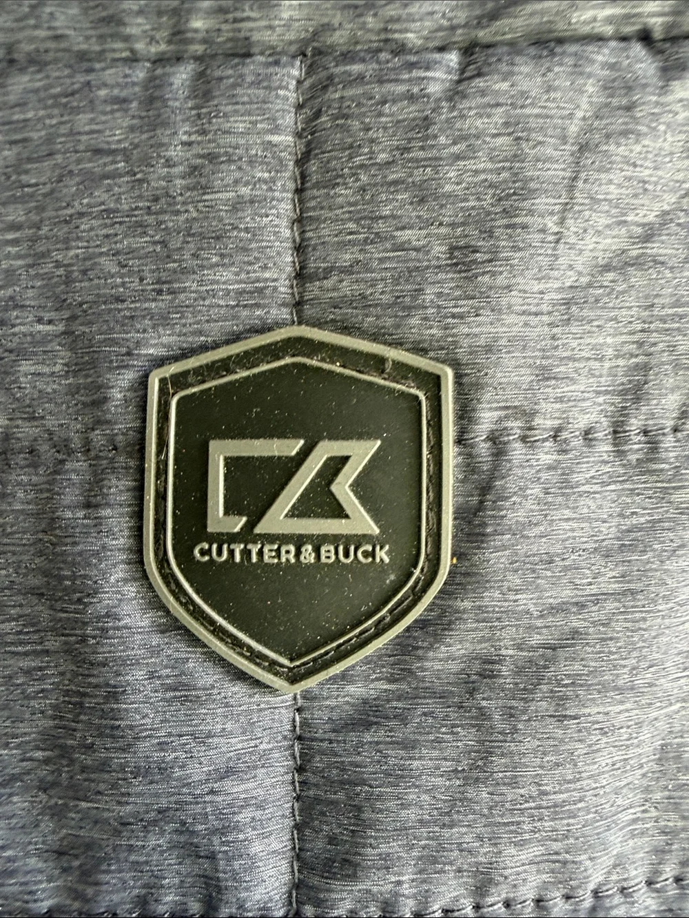 Cutter & Buck Quilted Navy Blue Vest with 'V' Chest Accent
